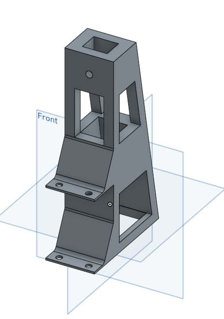 CAD Drawing of Mast