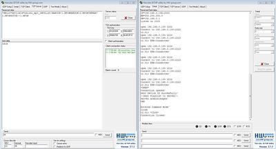 Figure 6. WiFly Module to Virtual Python Server Simulation :